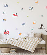 Sada šablón Vláčik 5ks ST497